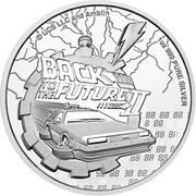 2 Dollars - Elizabeth II Back to the Future, Niue, 2021 reverse image