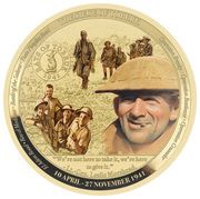 2 Dollars - Elizabeth II Siege of Tobruk, Niue, 2021 reverse image