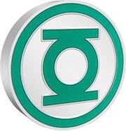 2 Dollars - Elizabeth II Green Lantern Logo, Niue, 2021 reverse image