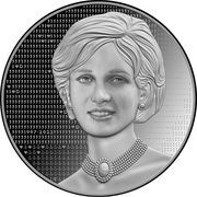 2 Dollars - Elizabeth II Princess Diana, Niue, 2022 reverse image