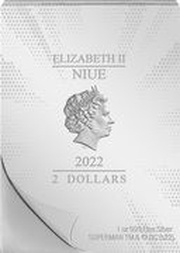 2 Dollars - Elizabeth II Superman #1 obverse image