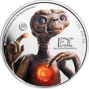 2 Dollars - Elizabeth II E.T. the Extra-Terrestrial, Niue, 2022 reverse image