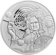 2 Dollars - Elizabeth II Isaac Newton, Niue, 2022 reverse image