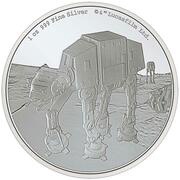 2 Dollars - Elizabeth II AT-AT Walker, Niue, 2022 reverse image