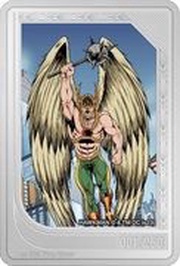 2 Dollars - Charles III Hawkman, Niue, 2023 reverse image