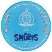 2 Dollars - Charles III Smurfs obverse image