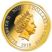 2 Dollars 50 Cents - Elizabeth II Koala obverse image