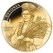 2 Dollars 50 Cents - Elizabeth II Estonia, Niue, 2020 reverse image