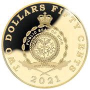 2 Dollars 50 Cents - Elizabeth II Bear obverse image