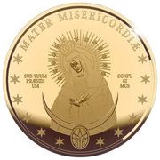 2 Dollars 50 Cents - Elizabeth II Our Lady of the Gate of Dawn, Niue, 2022 reverse image