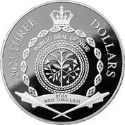 3 Dollars - Charles III Roulette Wheel obverse image