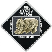 5 Dollars - Elizabeth II The Three Kings of 1936, Niue, 2011 reverse image