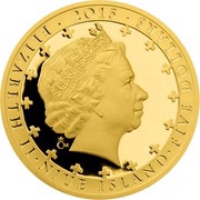 5 Dollars - Elizabeth II Liberation of Auschwitz obverse image