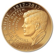 5 Dollars - Elizabeth II John F. Kennedy, Niue, 2017 reverse image