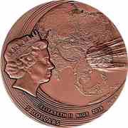 5 Dollars - Elizabeth II Fukang Meteorite obverse image
