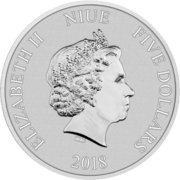 5 Dollars - Elizabeth II Hawksbill Turtle obverse image