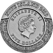 5 Dollars - Elizabeth II Chinggis Khaan obverse image