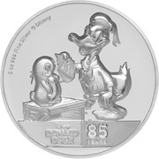 5 Dollars - Elizabeth II Donald Duck, Niue, 2019 reverse image