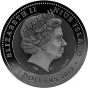 5 Dollars - Elizabeth II Ammonite obverse image