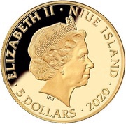 5 Dollars - Elizabeth II Santa's Gold obverse image