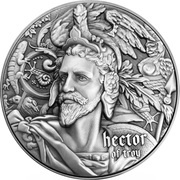 5 Dollars - Elizabeth II Hector of Troy, Niue, 2020 reverse image