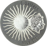 5 Dollars - Elizabeth II Tonatiuh obverse image