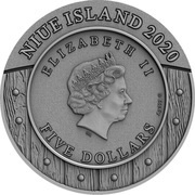 5 Dollars - Elizabeth II Valkyrie obverse image