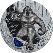 5 Dollars - Elizabeth II Yeti, Niue, 2022 reverse image
