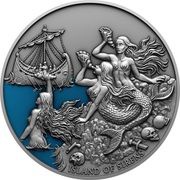 5 Dollars - Elizabeth II Island of Sirens, Niue, 2022 reverse image