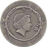 5 Dollars - Elizabeth II Medea and Jason obverse image