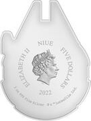 5 Dollars - Elizabeth II Millennium Falcon obverse image