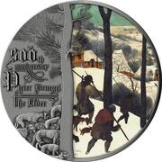 5 Dollars - Charles III The Hunters in the Snow, Niue, 2023 reverse image