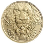 5 Dollars - Charles III Czech Lion, Niue, 2023 reverse image