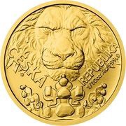 5 Dollars - Charles III Czech Lion, Niue, 2023 reverse image