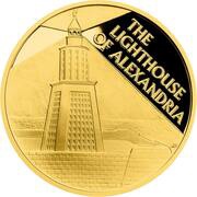 5 Dollars - Charles III The Lighthouse of Alexandria, Niue, 2023 reverse image