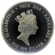 8 Dollars - Elizabeth II Year of the Horse obverse image