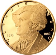 10 Dollars - Elizabeth II Richard Wagner, Niue, 2013 reverse image