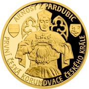 10 Dollars - Elizabeth II Arnošt of Pardubice, Niue, 2017 reverse image
