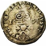 ¼ Silver Real - Albert and Isabella, Belgium, 1604-1609 reverse image