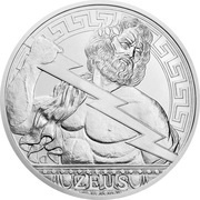 10 Dollars - Elizabeth II Zeus, Niue, 2020 reverse image