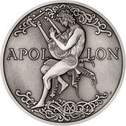 10 Dollars - Elizabeth II Apollon, Niue, 2022 reverse image