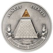 10 Dollars - Charles III Eye of Providence, Niue, 2022 reverse image