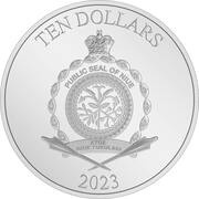 10 Dollars - Charles III Superman obverse image