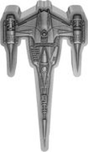 10 Dollars - Charles III Mandalorian N-1 Starfighter, Niue, 2023 reverse image