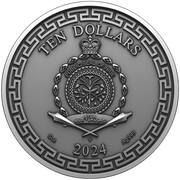10 Dollars - Charles III Chinese Qing Dynasty obverse image