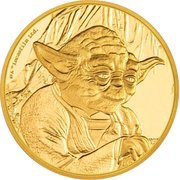 25 Dollars - Elizabeth II Yoda, Niue, 2016 reverse image