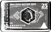 25 Dollars - Elizabeth II Silver Note Coinbar obverse image