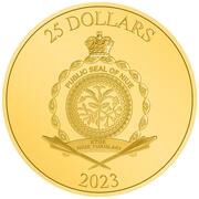 25 Dollars - Charles III Wonder Woman obverse image