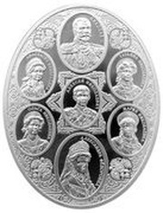 50 Dollars - Elizabeth II Russian Royal Family, Niue, 2011 reverse image