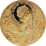 50 Dollars - Elizabeth II Sword of Destiny obverse image